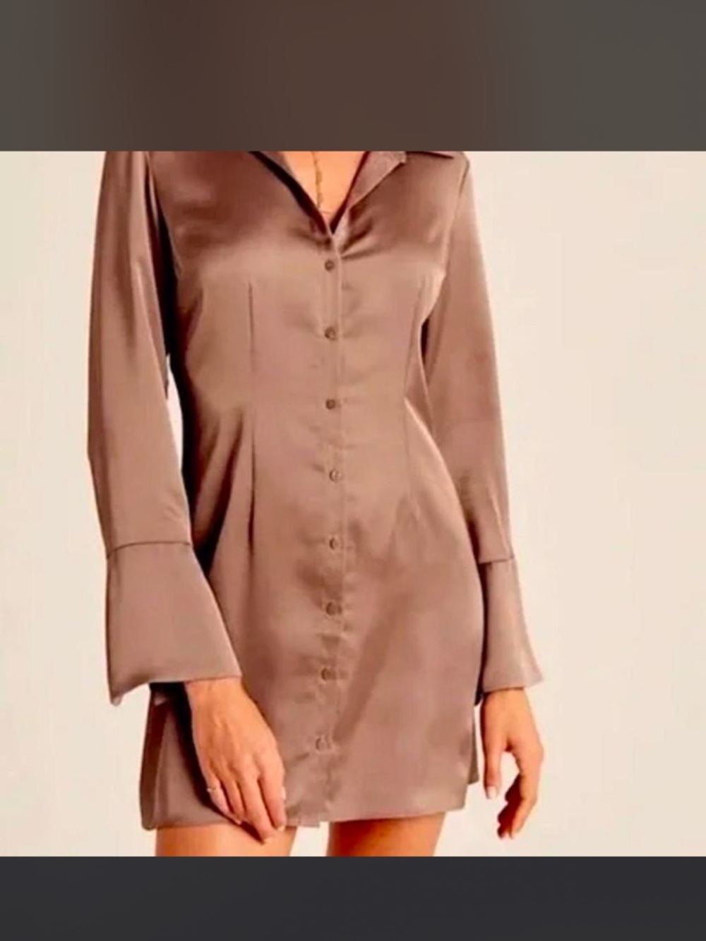 NWT Abercrombie & Fitch Satin Dress